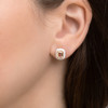 La Condamine Stud Earrings – Rose Gold Plated