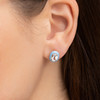 Monte Carlo Stud Earrings – Rose Gold Plated