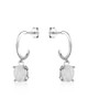 Moonstone Drop Earrings – Sterling Silver