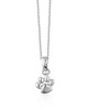 Paw Print Pendant Necklace – Sterling Silver