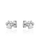 Paw Print Stud Earrings – Sterling Silver