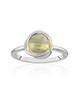 Lemon Quartz Faceted Ring – Sterling Silver