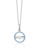 Quotation Heart Pendant – Sterling Silver