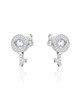 Key Shimmering Stone Earrings