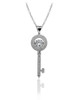 Shimmering Key Pendant – Sterling Silver