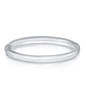 Oval Bangle – Silver Plated