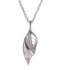 Layered Leaf Pendant – Sterling Silver

