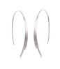 Split Arc Drop Earrings – Sterling Silver