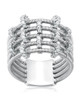 Multi-Row Coil Wire Ring – Sterling Silver