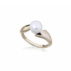 Pearl Open Ring – Rose Gold Plated