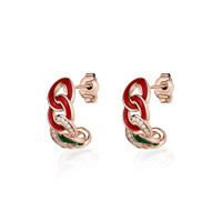 Granada Half-Hoop Earrings – Rose Gold Plated