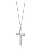 Cross Urn Pendant – Sterling Silver