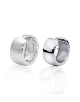 Soleil Reversible Huggie Earrings — Sterling Silver