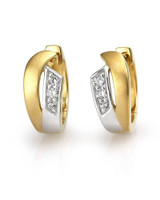 Soleia Huggie Earrings — Gold Plated