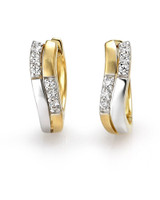Aurora Huggie Earrings — Gold Plated