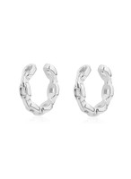Link Ear Cuffs — Sterling Silver