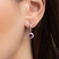 Monaco Drop Earrings – Rose Gold Plated | Showroom