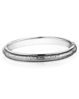 Textured Bangle – Sterling Silver