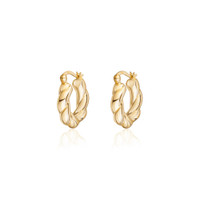 Perugia Hoop Earrings – Silver Plated