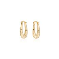 Torino Hoop Earrings – Silver Plated