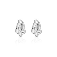 Venezia Hoop Earrings – Silver Plated