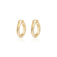 Genova Hoop Earrings – 14K Gold Plated