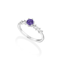 Marseille Ring – Sterling Silver (Purple)