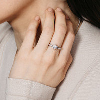 Versailles White Ring – Sterling Silver
