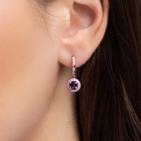 Monaco Drop Earrings – Rose Gold Plated