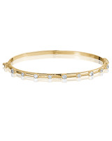 Cubic Zirconia Bangle – Gold Plated