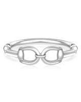 Stirrup Bangle – Sterling Silver