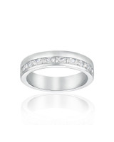 Channel-Set Band Ring – Sterling Silver