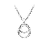 Interlocking Circle Pendant – Sterling Silver