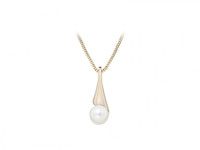 Pearl Drop Pendant – Rose Gold Plated