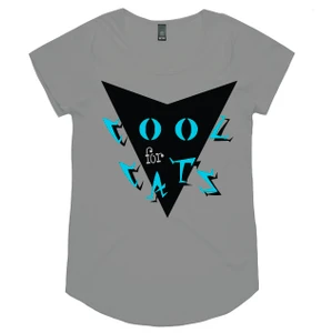 COOL FOR CATS T-Shirt (Womens)

The classic Squeeze T-Shirt featuring the iconic Cool For Cats logo from the 1979 single
This shirt has a relaxed flattering fit with rolled sleeves. 
100% Combed Organic Cotton. 

Please see here for size chart. https://www.continentalclothing.com/style/view/EP16 