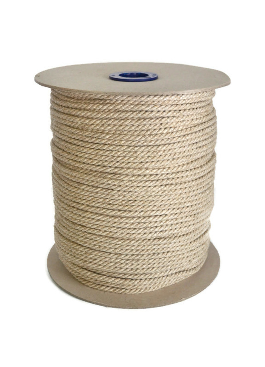 Spooled Natural Jute Shibari Rope 300+ feet Ready to use, Jute Rope 