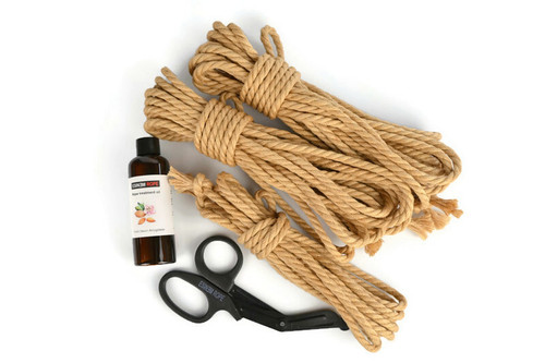 Small premium jute rope starter kit
