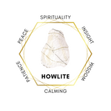 Gemstone Chips 100g - White Howlite