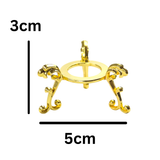 Metal Sphere Stand - Gold