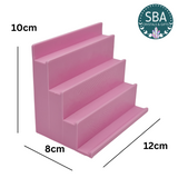 Small Gemstone Carving Display Stand - Pink