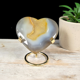 Medium Gold Metal Heart Stand (for 10cm-12cm diam. hearts)