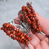 Gemstone Butterfly - Red Jasper