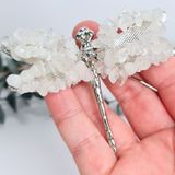 Gemstone Dragonfly - Rainbow Moonstone