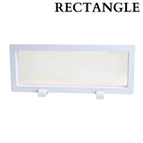 Rectangle Floating Display Stand - White