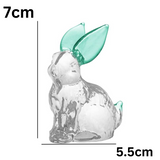 Glass Rabbit - Green