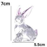 Glass Rabbit - Pink