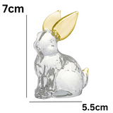 Glass Rabbit - Yellow