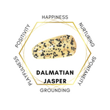 3cm Gemstone Star - Dalmatian Jasper