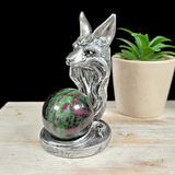 Silver Fox Sphere Stand