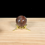Small Gold Dragonfly Metal Sphere Stand